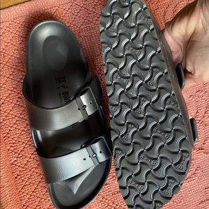 EVA Birkenstock Anthracite size 39 Narrow used a handful of times at home
